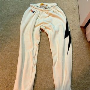 Aviator Nation Women’s Cream Sweatpants Sz S
